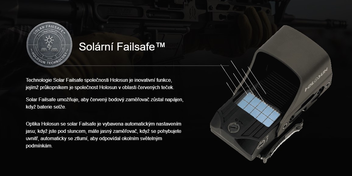 Otevřený kolimátor Holosun HS510C