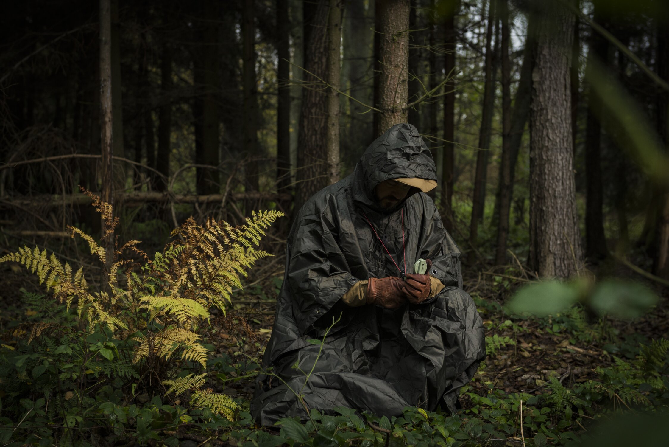 Pončo - Poncho U.S. Model - Taiga Green