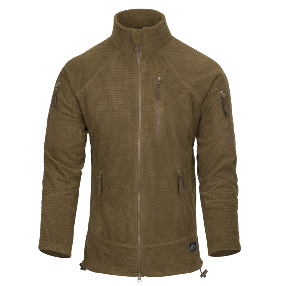 Fleecová bunda ALPHA TACTICAL Jacket - Grid Fleece - Olive Green