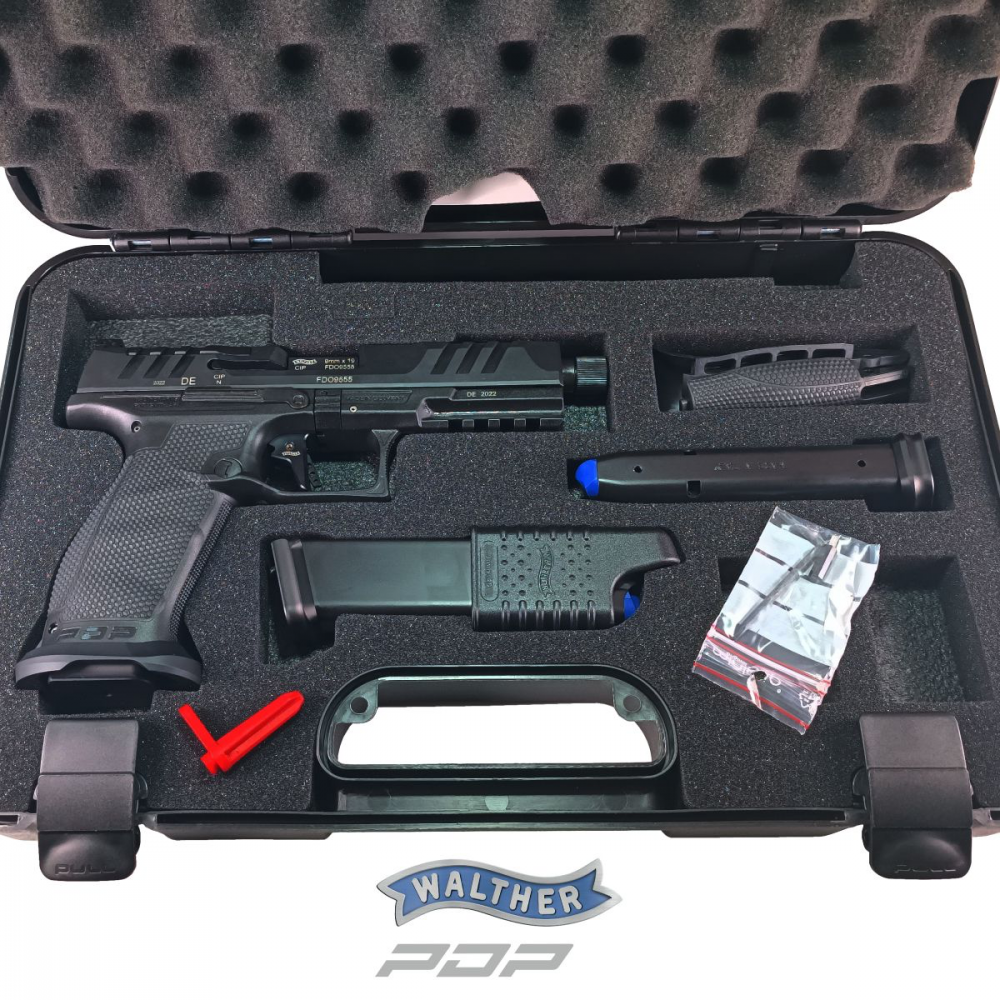 Pistole WALTHER PDP PRO SD, FULL-SIZE, 5,1", 9 MM LUGER