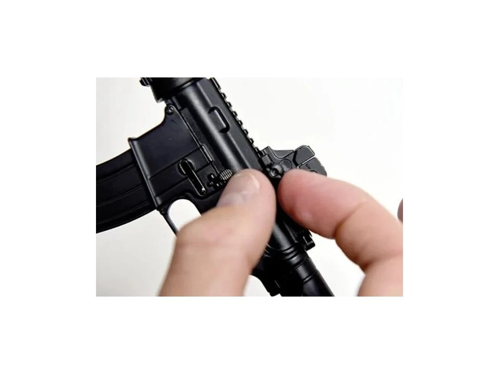 Replika GoatGuns Mini AR15 černá, měřítko 1:3