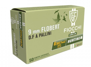 Flobertové náboje Fiocchi 9 mm Flobert - brokové 2,7 mm