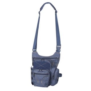 Taška přes rameno EDC SIDE BAG® - Nylon Polyester Blend - Melange Blue