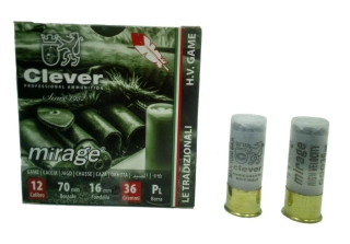 Brokové náboje Mirage 12/70 T3 H.V. Game 36 g, brok 3,5 mm