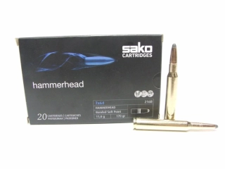 Puškové náboje Sako 7x64 Gamehead, SP, 170 grs/ 11 g, 153A