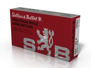 Puškové náboje Sellier & Bellot 7,62x54 R HPBT (OTM) 11,3 g / 174 gr
