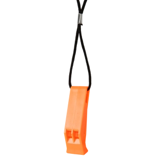Nouzová píšťalka Emergency Whistle - Polypropylene - Orange