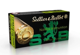 Pistolové náboje Sellier & Bellot 9 mm Luger  NONTOX TFMJ 124 grs / 8 g