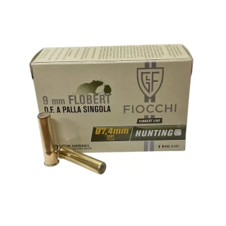 Flobertové náboje Fiocchi 9 mm Flobert - slug