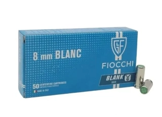 Startovací náboje 8 mm pistole 50 ks Fiocchi