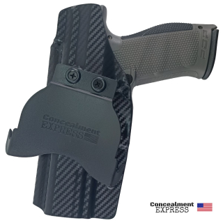 Opaskové pouzdro WALTHER PDP 4,5" OWB SC KYDEX CARBON, PÁDLO, PRAVÉ, CONCEALMENT EXPRESS