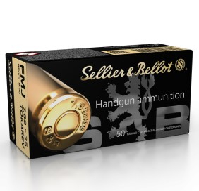 Pistolové náboje Sellier & Bellot 7,62×25 TOKAREV FMJ, 85 grs/ 5,5 g