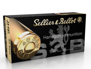 Pistolové náboje Sellier & Bellot .40 S&W JHP, 180 grs/ 11,7 g