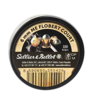 Flobertové náboje Sellier & Bellot 6 mm ME FLOBERT COURT, 16 grs/ 1,05 g