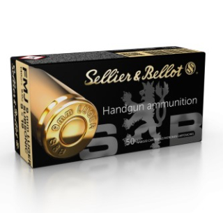 Pistolové náboje Sellier & Bellot 9 mm LUGER SUBSONIC / 9 × 19 FMJ, 140 grs/ 9 g