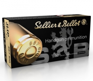 Revolverové náboje Sellier & Bellot .357 SIG JHP, 124 grs/ 8 g