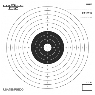 Terče COLOSUS 14x14cm bal. 100ks