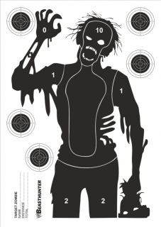 Terč silueta Beast Hunter Zombie 