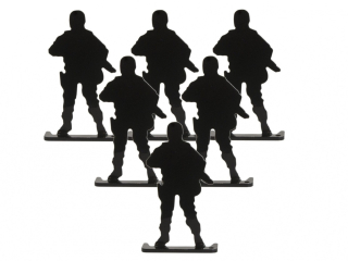 Terče Beast Hunter kovoví vojáci 6 ks