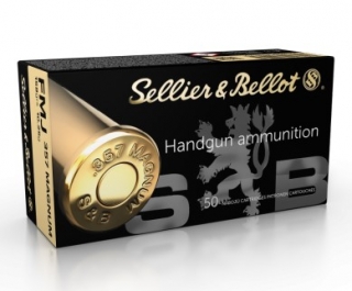Revolverové náboje Sellier & Bellot .357 MAGNUM SP, 158 grs/ 10,25 g
