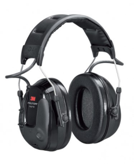 Peltor Protac III slim, elektronická sluchátka Headset, 26 dB, černé