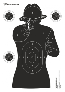 Terč silueta Beast Hunter Attack