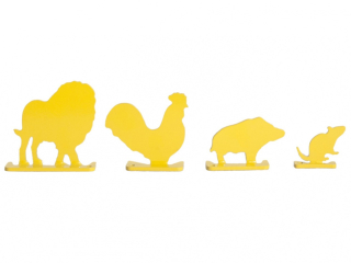 Terče Beast Hunter Zvířata 4ks