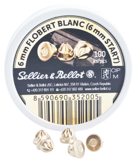 Startovací náboje 6mm short FLOBERT BLANC 100 ks Sellier&Bellot
