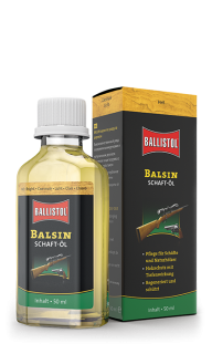 Olej na pažby Ballistol Balsin 50 ml, světle hnědý