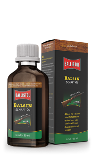 Olej na pažby Ballistol Balsin 50 ml, tmavě hnědý
