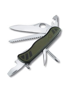 Victorinox Swiss Soldier's knife 08 green / black
