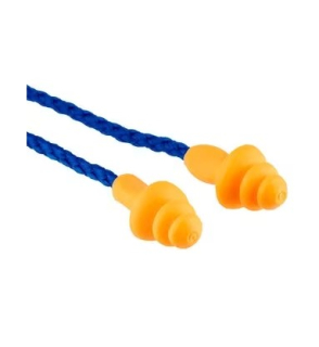 Tvarované zátky se šňůrkou bez pouzdra, 25dB, 1 pár 