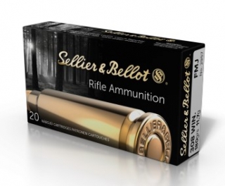 Puškové náboje Sellier & Bellot .308 WIN. FMJ, 180 grs/ 11,7 g