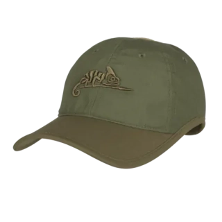 Kšiltovka s logem - PolyCotton Ripstop - Olive Green / Adaptive Green A