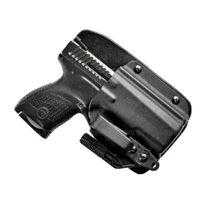 HIWB - Walther PDP F-series  4", vnitřní hybridní kydexové poudro, pravé, sweatguard, ulticlip, černá