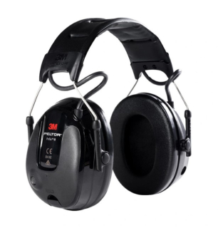Peltor Protac III, elektronická sluchátka Headset, 32 dB, černé