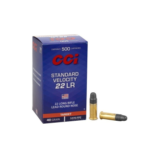 Malorážkové náboje CCI .22 LR Target Standard Velocity, 40GR (2,6g), LRN