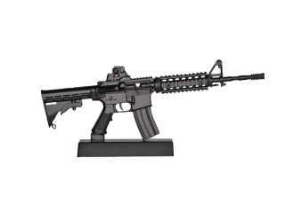 Replika GoatGuns Mini AR15 černá, měřítko 1:3