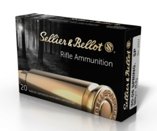 Puškové náboje Sellier & Bellot .30-06 SPRING. SP, 180 grs / 11,7 g