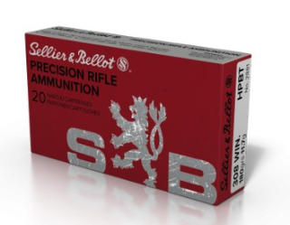 Puškové náboje Sellier & Bellot .308 WIN. HPBT, 180 grs/ 11,7 g
