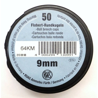 Flobertové náboje RWS 9mm Flobert - střela kulička