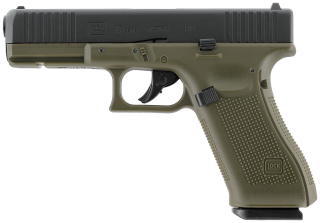 Vzduchová pistole Glock 17 Gen5 BlowBack Battlefield Green