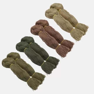 HELIKON set maskovacích třásní GHILLIE FIBER YARNS – Woodland