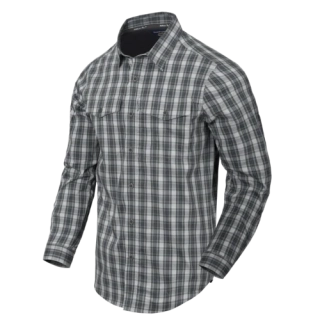Taktická košile Covert Concealed Carry Shirt - Foggy Grey Plaid